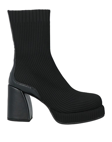 NOA HARMON Ankle boot Black Textile fibres