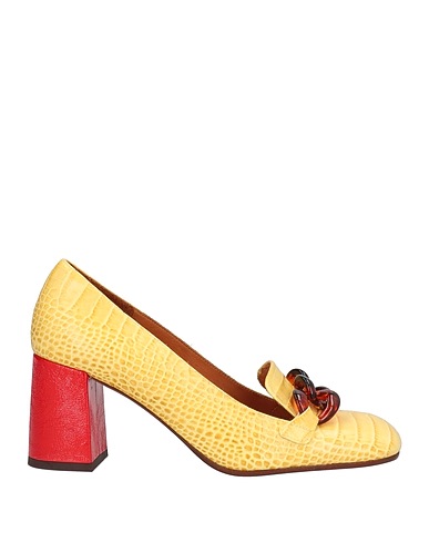 CHIE MIHARA Loafers Yellow Leather