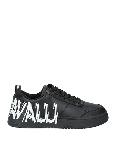 JUST CAVALLI Sneakers Schwarz Leder