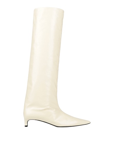 JIL SANDER Boots Ivory Calfskin