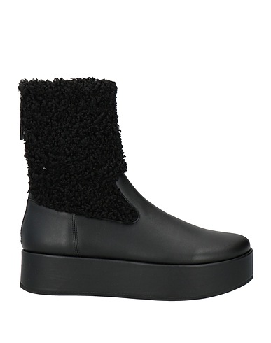 HABILLÉ Ankle boot Black Textile fibers