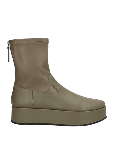 HABILLÉ Ankle boot Military green Textile fibres