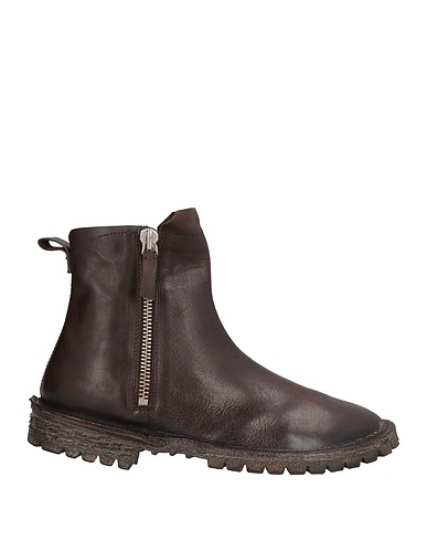 MOMA Ankle boot Dark brown Calfskin
