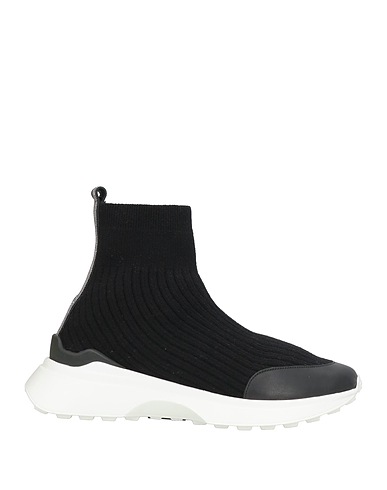 FABIANA FILIPPI Sneakers Black Textile fibers, Leather
