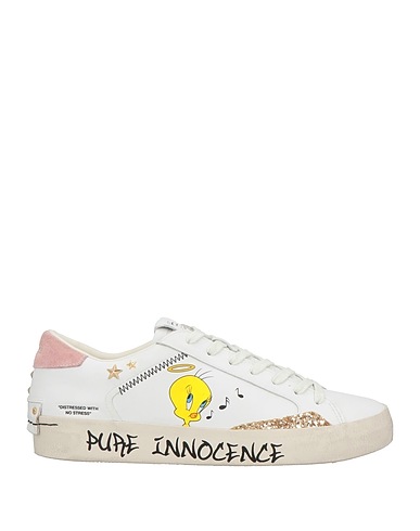 CRIME London Sneakers White Leather