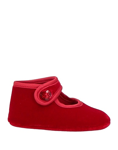 MONNALISA Scarpe neonato Rosso Fibre tessili