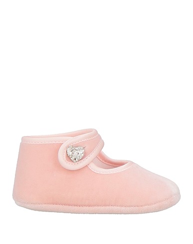 MONNALISA Newborn shoes Pink Textile fibres