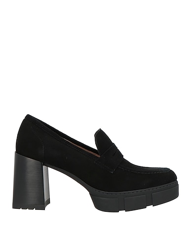 UNISA Loafers Black Leather