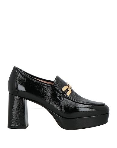 UNISA Loafers Black Leather