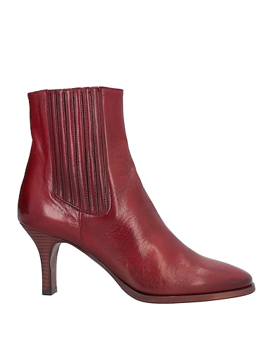 PANTANETTI Μποτάκι Μπορντό Δέρμα