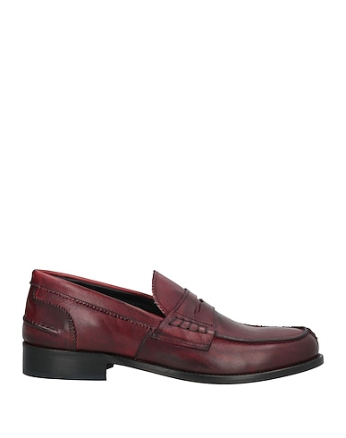 SAXONE Loafers BORDEAUX Calfskin