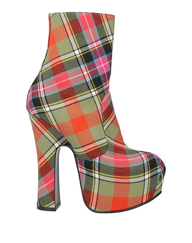 VIVIENNE WESTWOOD Ankle boot Military green Textile fibers