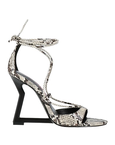 JUST CAVALLI Sandali Off white Materiale sintetico