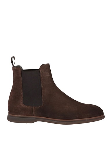 DOUCAL'S Ankle boot Dark brown Leather