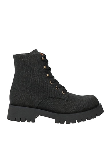 CHIE MIHARA Ankle boot Black Textile fibres