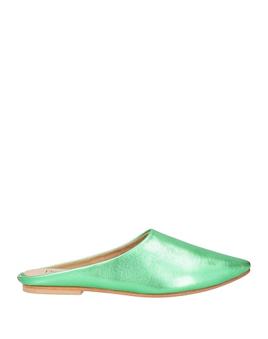 PSOPHĺA Mules and clogs Light green Leather