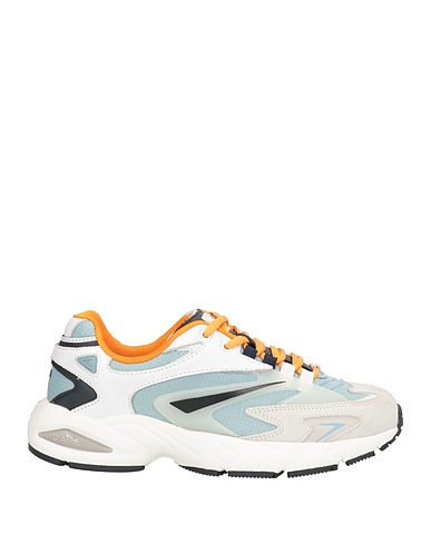 D.A.T.E. Sneakers Himmelblau Leder, Gewebefasern