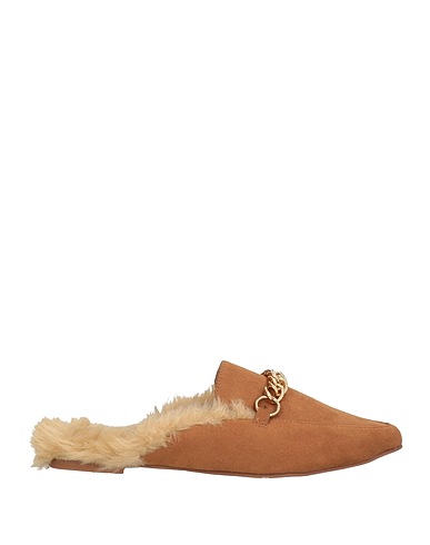 STEVE MADDEN Mules and clogs Camel Textile fibres