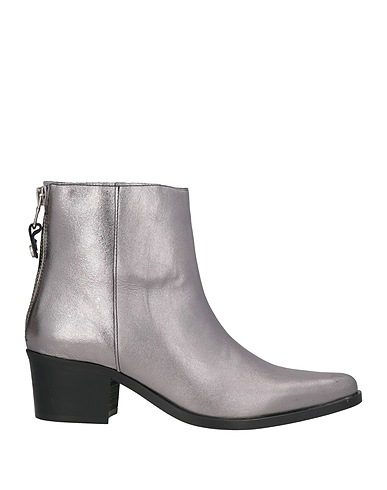 STEVE MADDEN Ankle boot Silver Leather