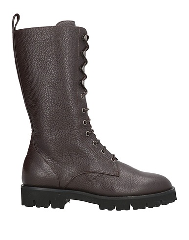 FABIANA FILIPPI Boots Dark brown 100% Leather