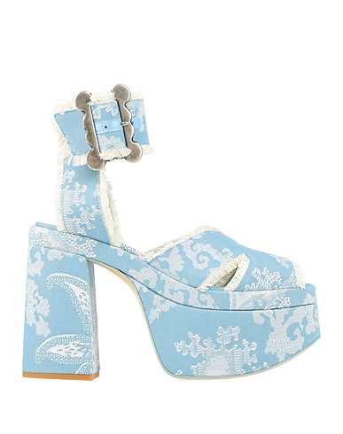 VIVIENNE WESTWOOD Sandals Light blue Textile fibers