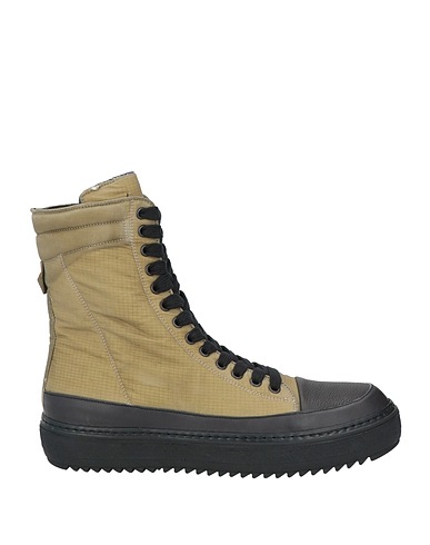 MASNADA Sneakers Khaki Textile fibers, Leather
