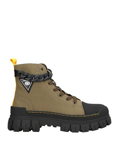 DOCKERS by GERLI Ankle boot Sage green Textile fibres, Synthetisches Material