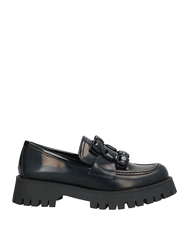 EXE' Loafers Black Synthetisches Material