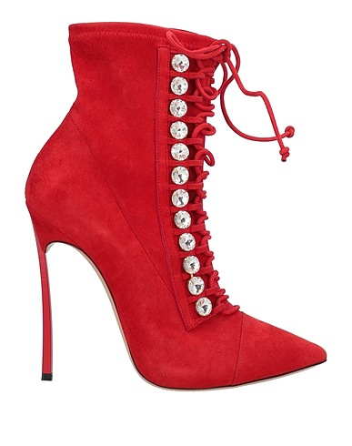 CASADEI Ankle boot Red Leather