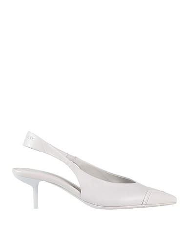 EMPORIO ARMANI Pump Light grey 100% Ovine leather