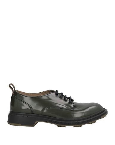 PEZZOL  1951 Laced shoes Military green Leather