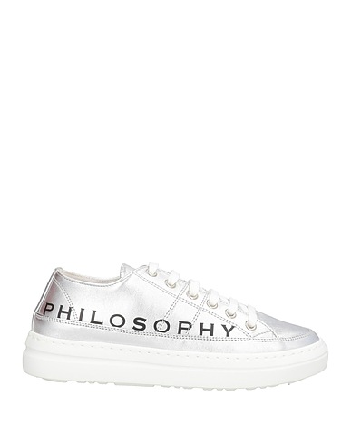 PHILOSOPHY di LORENZO SERAFINI Sneakers Silver Leather