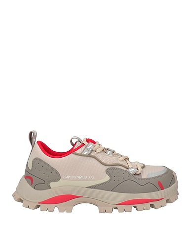 EMPORIO ARMANI Sneakers Maulwurfsgrau 100% Polyester, Polyurethan