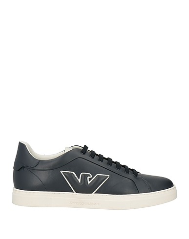 EMPORIO ARMANI Sneakers Navy 100% Cow leather