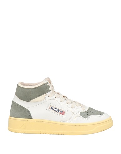 AUTRY Sneakers Charcoal Leather, Textile fibers