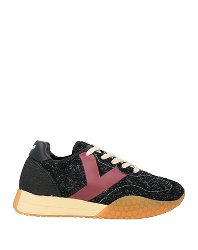KEH-NOO Sneakers Black Leather, Textile fibers