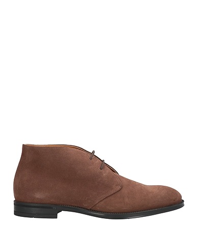 DOUCAL'S Ankle boot Chocolate brown Leather