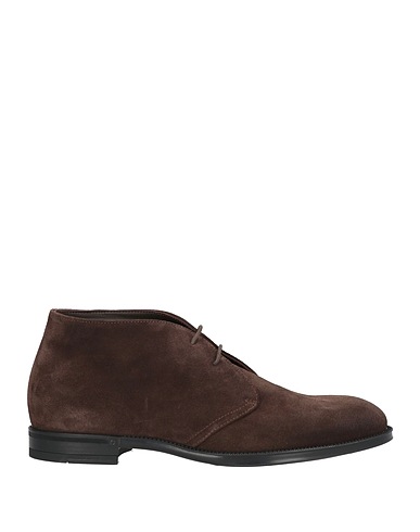 DOUCAL'S Ankle boot Dark brown Leather