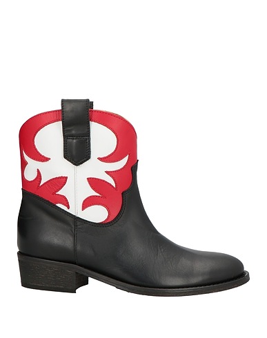 VIA ROMA 15 Ankle boot Black Leather