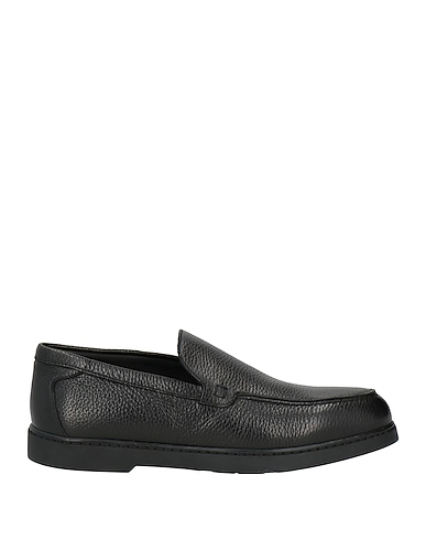 DOUCAL'S Loafers Black Leather