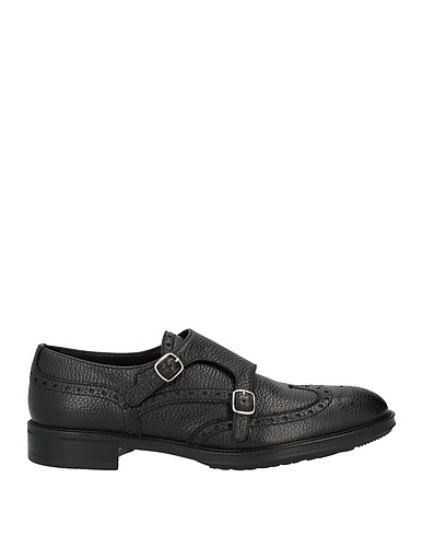 DOUCAL'S Loafers Black Leather