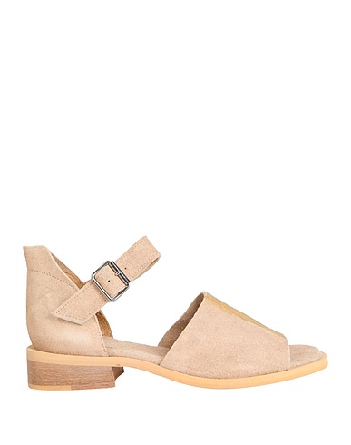 MOMA Sandals Taupe Leather