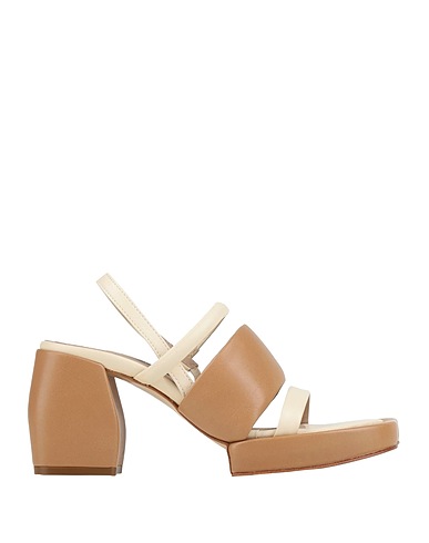 MALLONI Sandals Ivory Leather