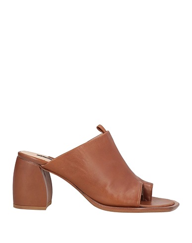 MALLONI Flip flops Tan Leather