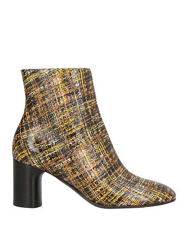 CASADEI Ankle boot Yellow Leather