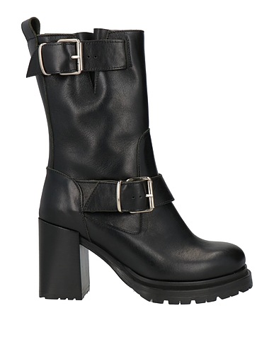 THE S Ankle boot Black Cowhide