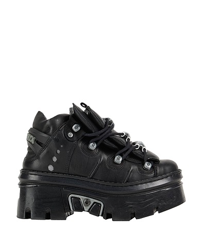 NEW ROCK Ankle boot Black 100% Leather