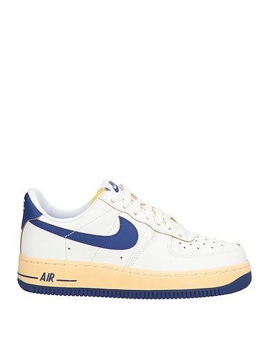 NIKE Sneakers White Leather, Textile fibers