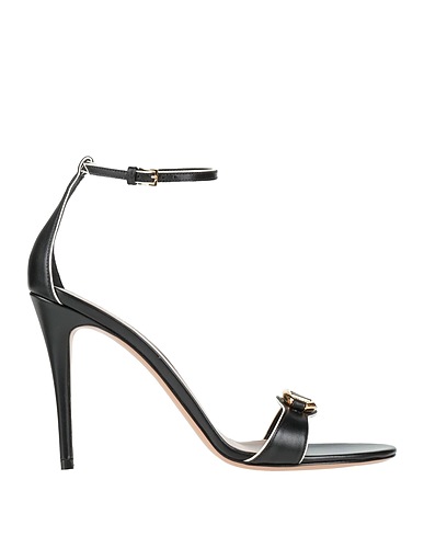 VALENTINO GARAVANI Sandals Black Leather