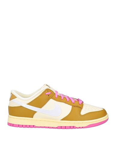 NIKE Sneakers Mustard Leather, Textile fibers
